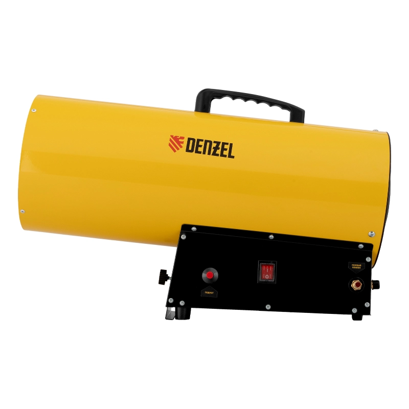 Газовая тепловая пушка GHG-50, 50 кВт, 1400 м3/ч, пропан-бутан Denzel (96480)