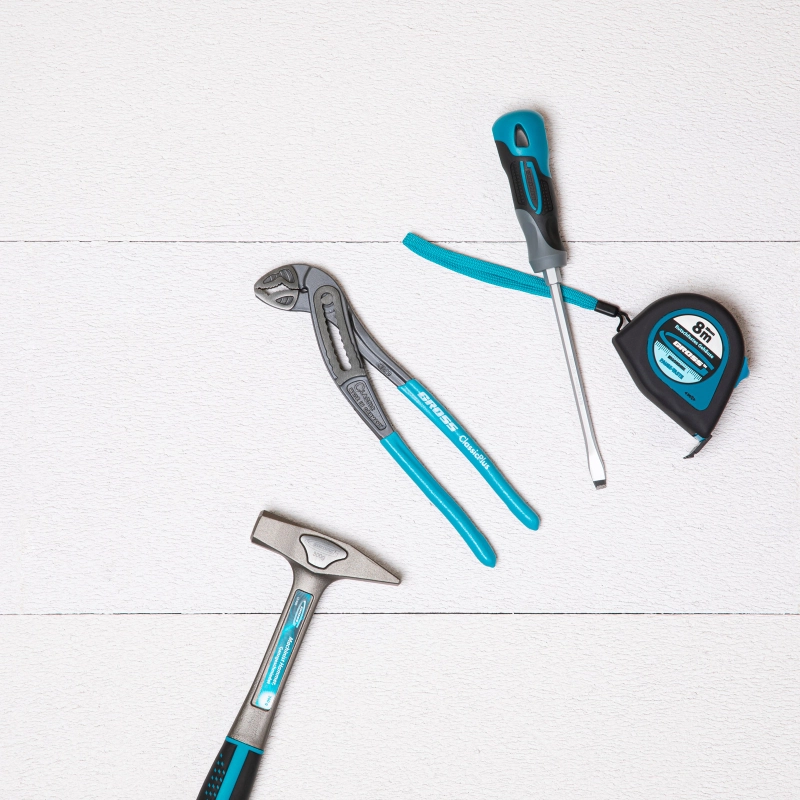 Клещи переставные, обливные рукоятки, хром-ванадий, 240 мм Gross (15715)