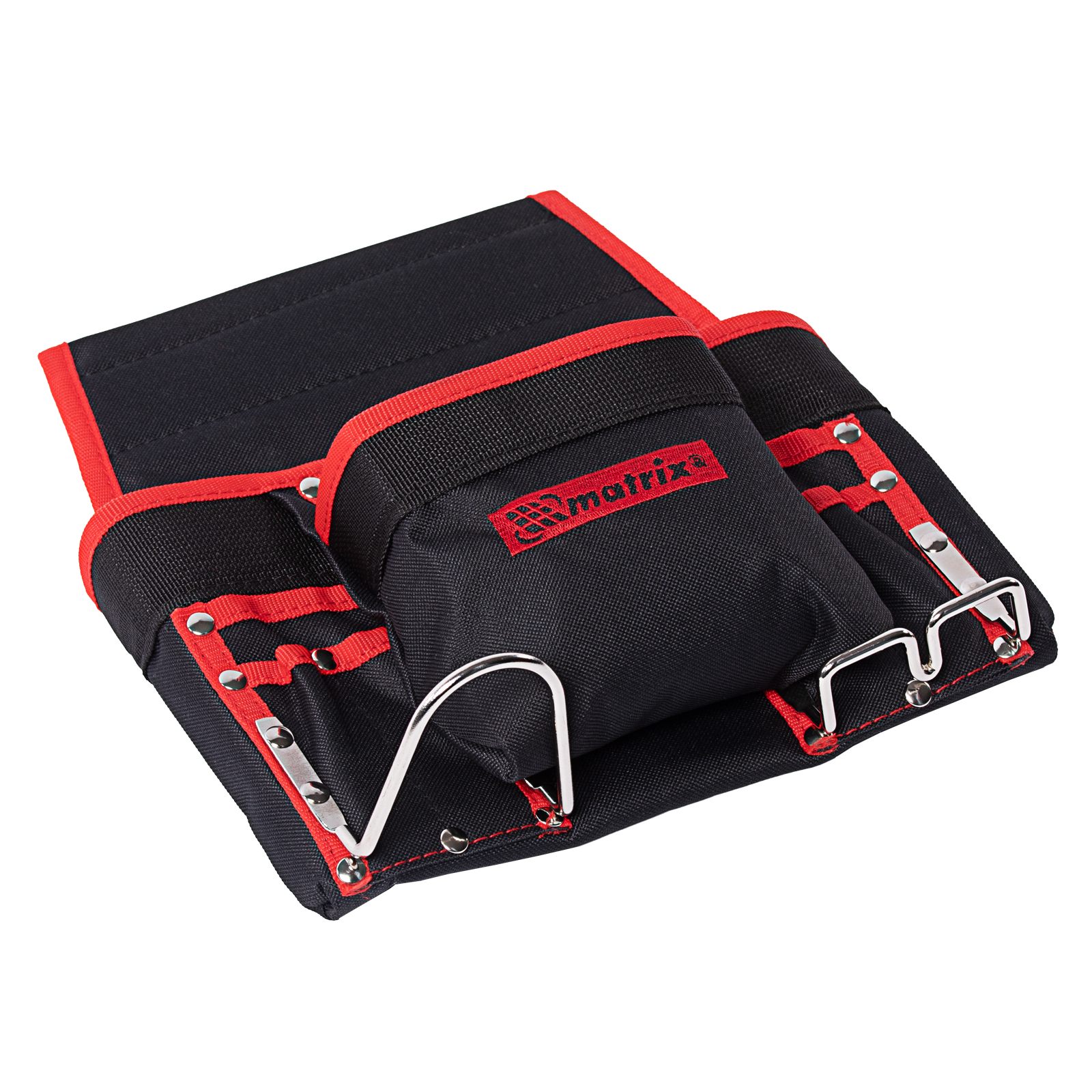 Подсумок поясной, 8 карманов, держатель для молотка, для клещей Matrix (90242)