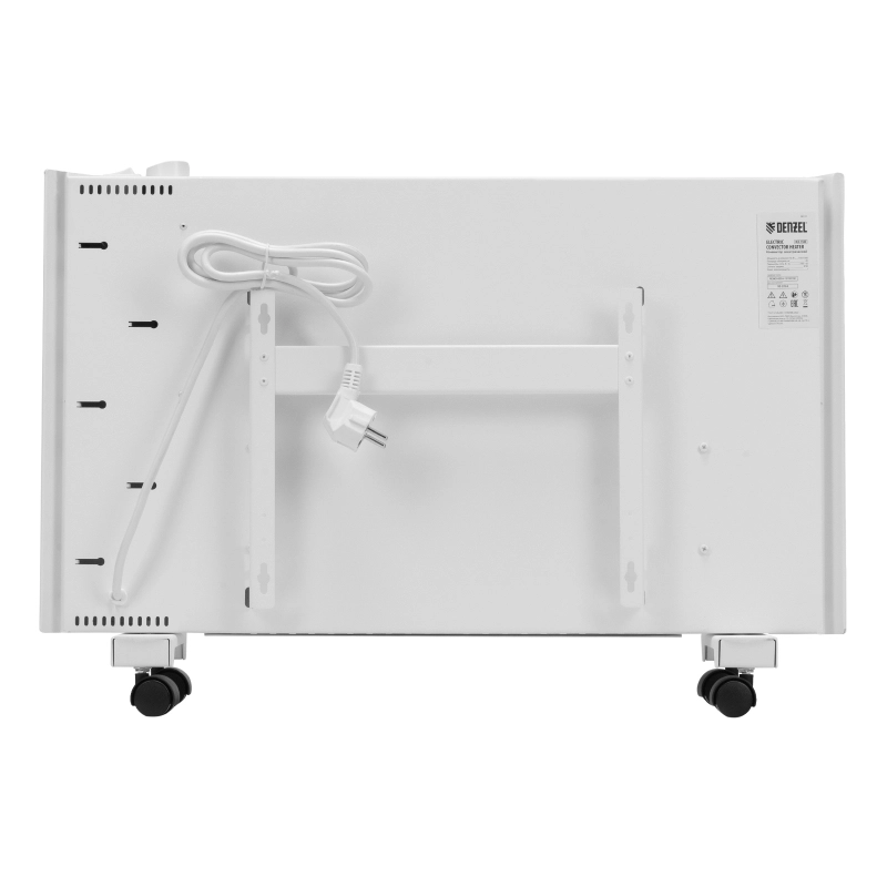 Конвектор электрический XCE-1500, 230 В, 1500 Вт, X-образный нагреватель Denzel (98131)