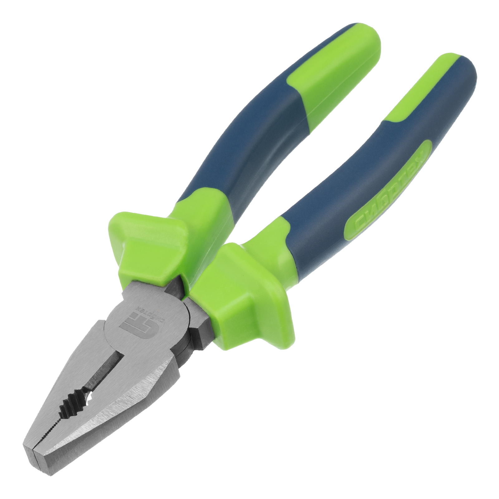 Плоскогубцы комбинированные, 200 мм, двухкомпонентные рукоятки Сибртех (17052)