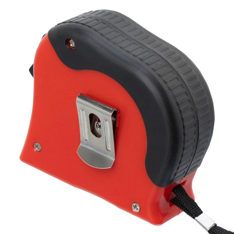 Рулетка Double fixation,10 м х 25 мм,обрезиненный корпус,двойная плавная фиксация Matrix (31061)