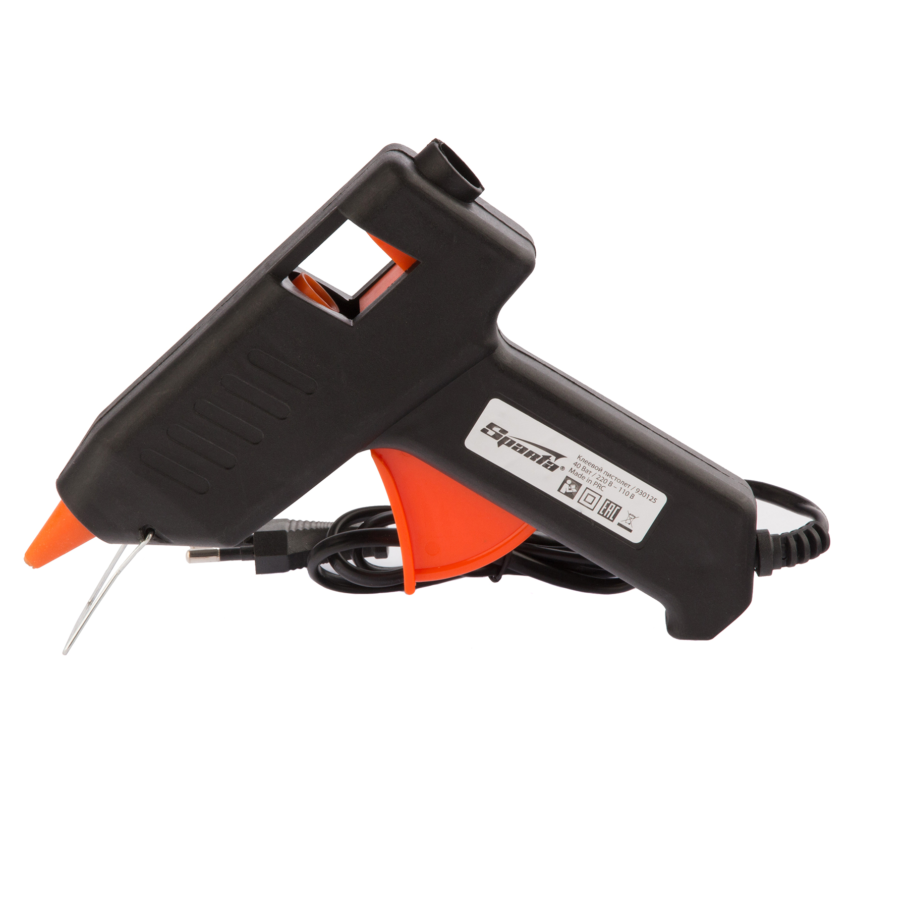 Клеевой пистолет, 11 мм, 40 W-220 V Sparta (930125)