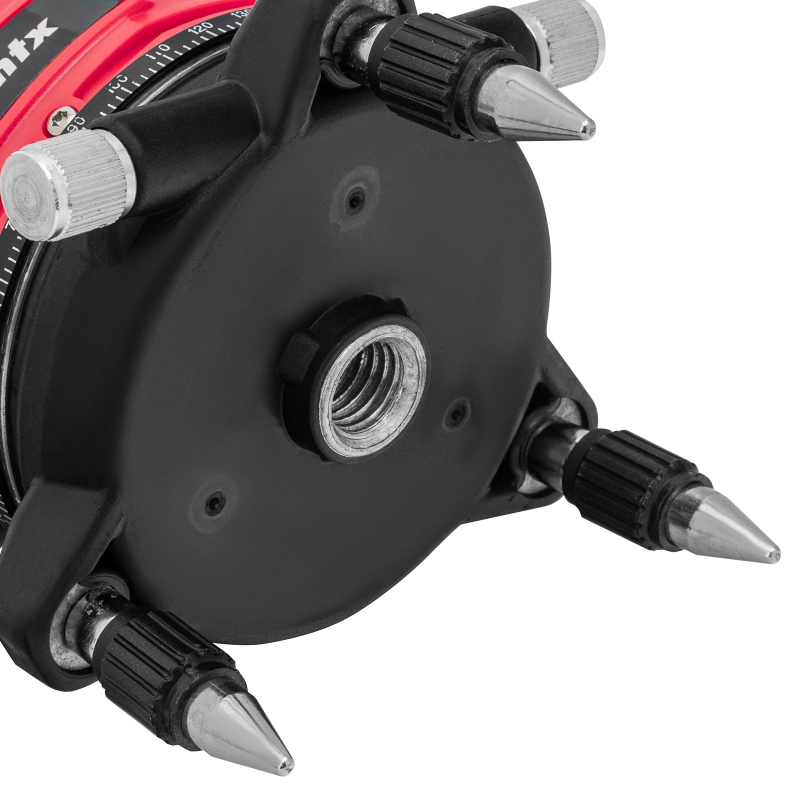 Лазерный уровень CRX-30R, 30 м, красный луч, батарейки, резьба 5/8" MTX (35030)