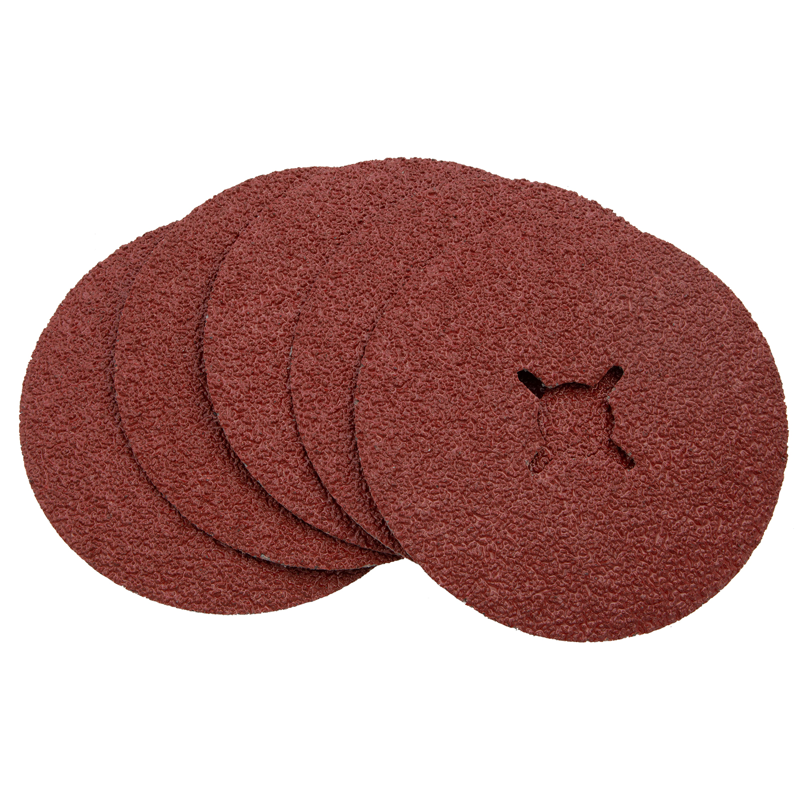 Круги фибровые 5 шт, Р 24, 125 х 22 mm Matrix (73907)