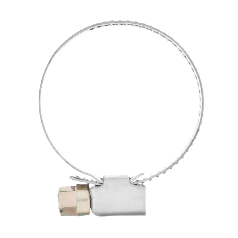 Хомуты нержавеющая сталь, Стандартное болтовое крепление 25-40 мм, 50 штук в упаковке, ширина 9 мм Сибртех (47581)