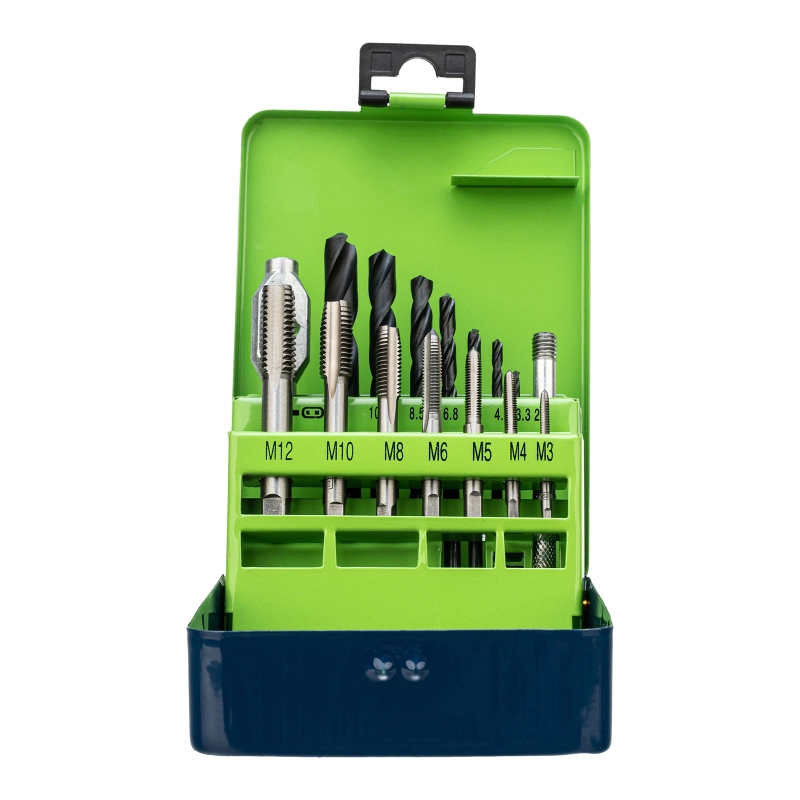 Набор сверл 2.5-10.2, метчиков М3-М12, 15 предметов Сибртех (77305)