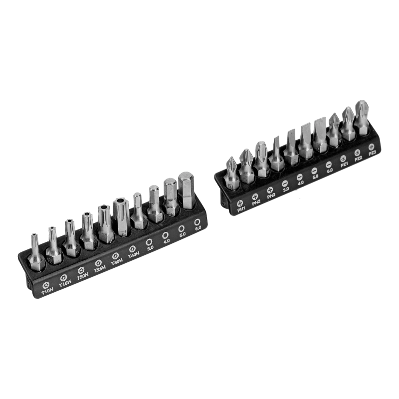 Набор торцевых головок, трещотка 120 зубьев, 1/4", CrV, 36 предметов Gross (14142)