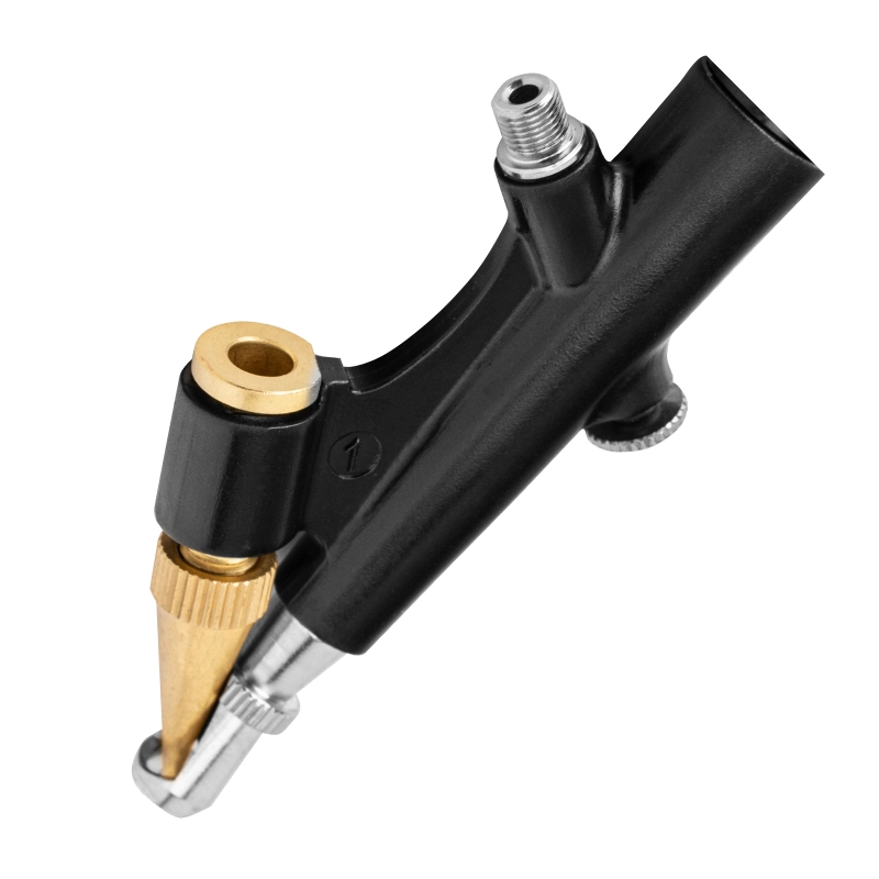 Аэрограф с нижним бачком AB2, 0,8 мм, 22 мл, 11 л/мин Denzel (57311)