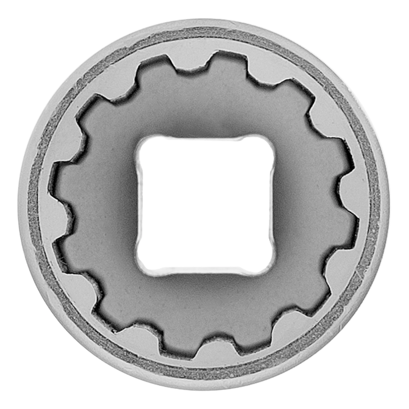 Набор универсальных торцевых головок 1/4", Spline, CrV, 4-13мм, 10 штук Matrix (13599)