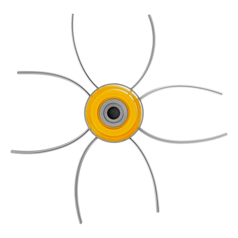 Головка триммерная универсальная, алюминиевый корпус, леска до 4 мм Denzel (96358)