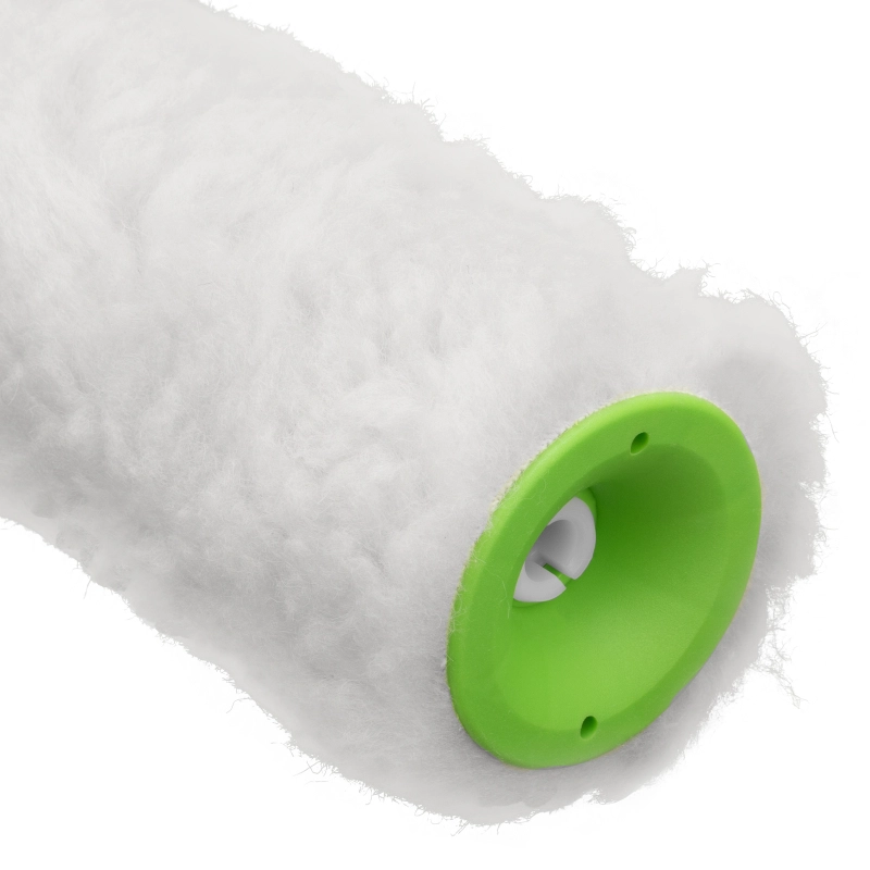 Валик сменный с натуральным мехом, 200 мм, ворс 12 мм, D 48 мм, D ручки 6 мм, Сибртех (80128)