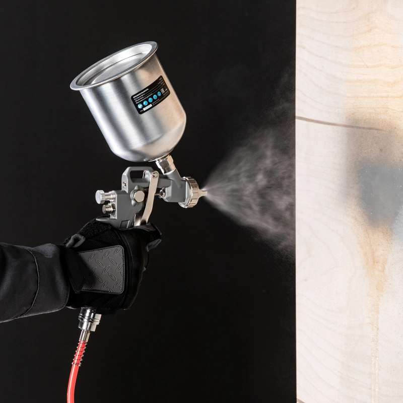 Краскораспылитель пневматический с верхним бачком V 1, 0 л, сопло D 1.2, 1.5 и 1.8 мм Matrix (57315)