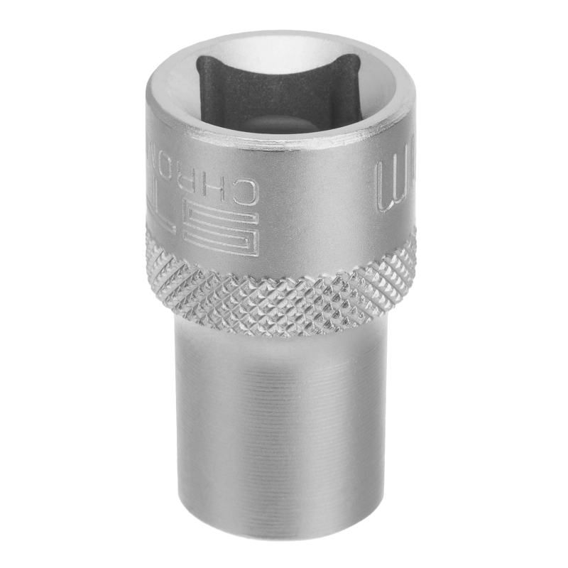 Головка торцевая, 12 мм, двенадцатигранная, CrV, под квадрат 1/2, хромированная Stels (13655)