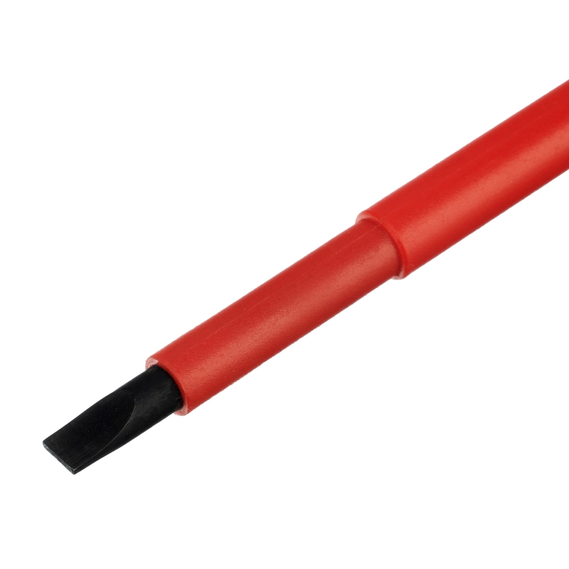 Отвертка Insulated, SL5.5 x 125 мм, CrMo, до 1000 В, двухкомпонентная рукоятка Matrix Professional (12918)