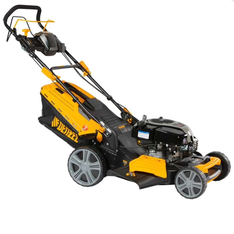 Газонокосилка бензиновая GLD-520SP-BS, 163 см3, Briggs Stratton, ширина 52 см, привод, 60 л Denzel (58807)