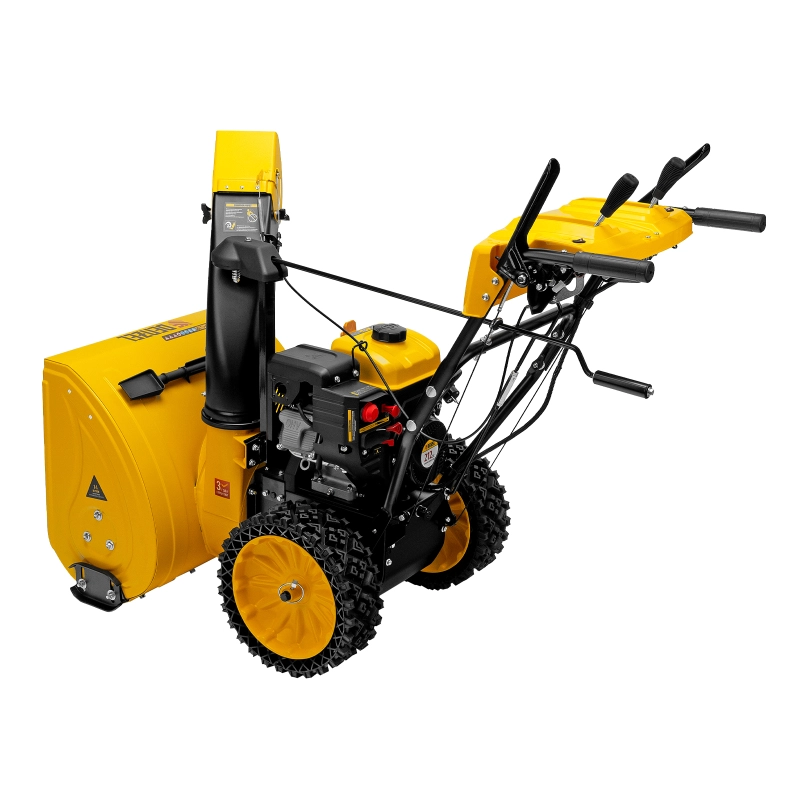 Бензиновая снегоуборочная машина SBM 610S PRO, 212 cc, электростартер, фара, обогрев Denzel (97654)