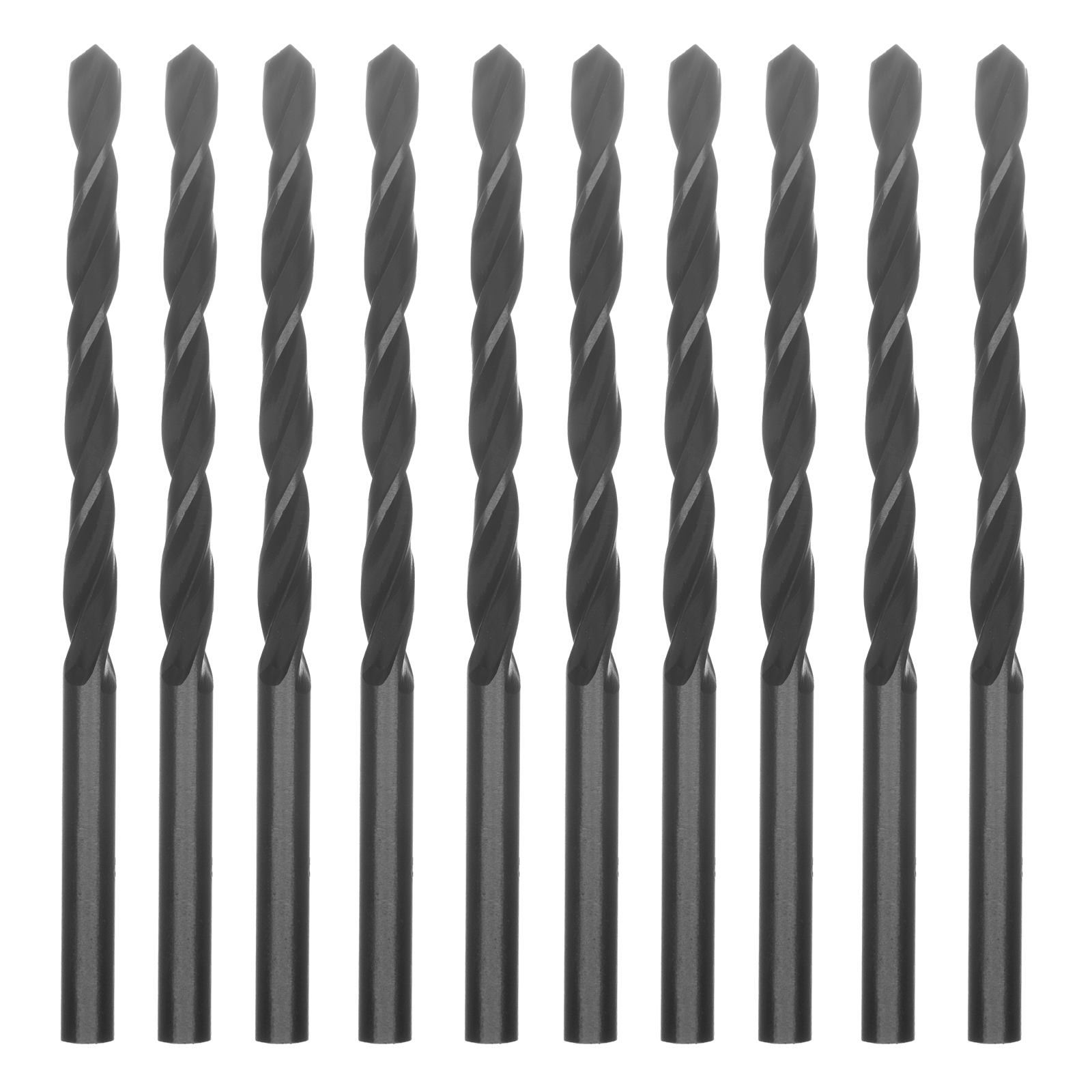Сверло по металлу, 4.5 мм, быстрорежущая сталь, 10 шт, цилиндрический хвостовик Сибртех (72245)