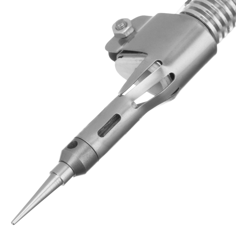 Горелка газовая, тип "Карандаш" c пьезоподжигом + 4 насадки для пайки, 200 мм Sparta (914325)