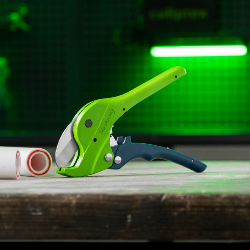 Ножницы для резки изделий из пластика, усиленные, полуавтомат, D до 35 мм Сибртех (78406)