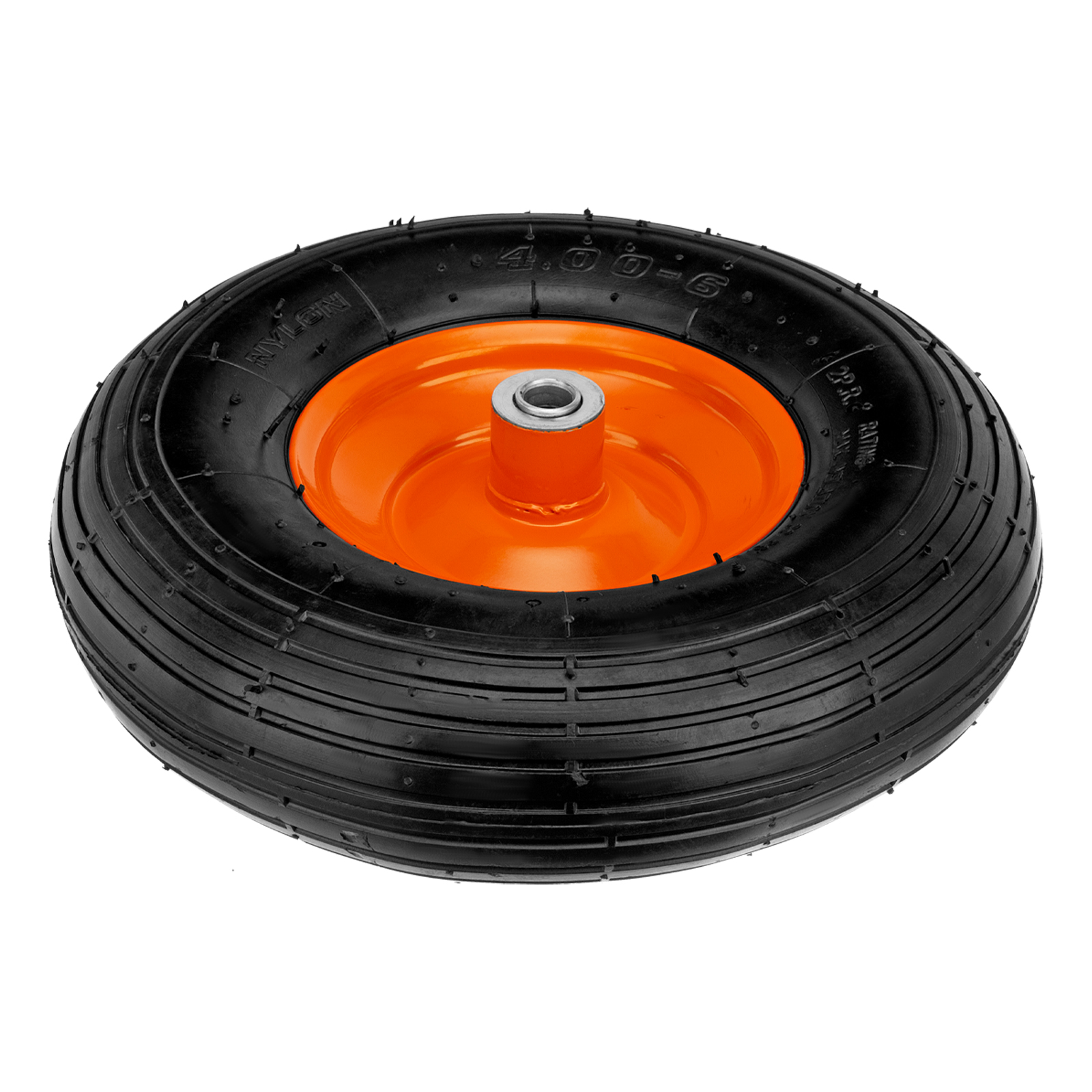 Колесо пневматическое, 4.00-6, D 325 мм, внутренний подшипник D 16 мм, длина оси 100 мм Palisad (68938)