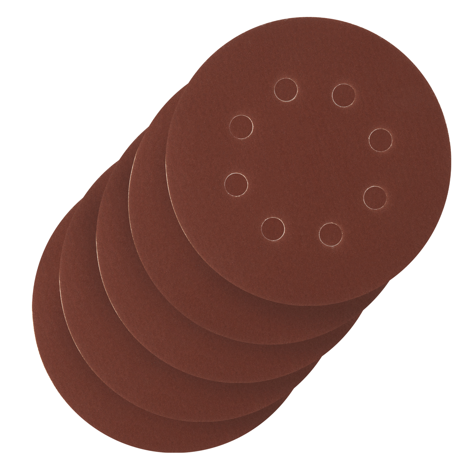 Круг абразивный на ворсовой подложке под "липучку", перфорированный, P 400, 125 мм, 5 шт Сибртех (738147)