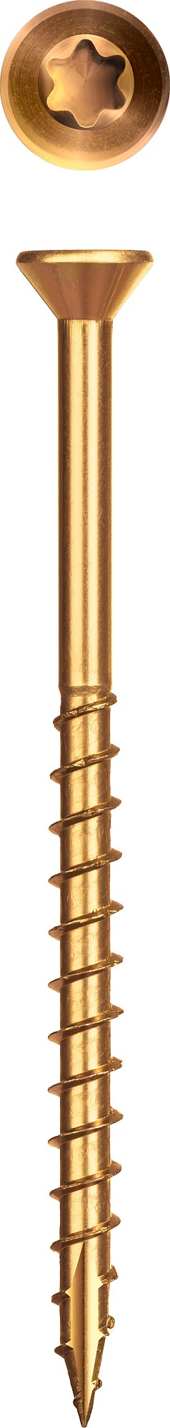 ЗУБР СПП, 50 х 3.2 мм, TX10, цинк, 200 шт, саморез для половой доски и паркета, Профессионал (30071-32-50)