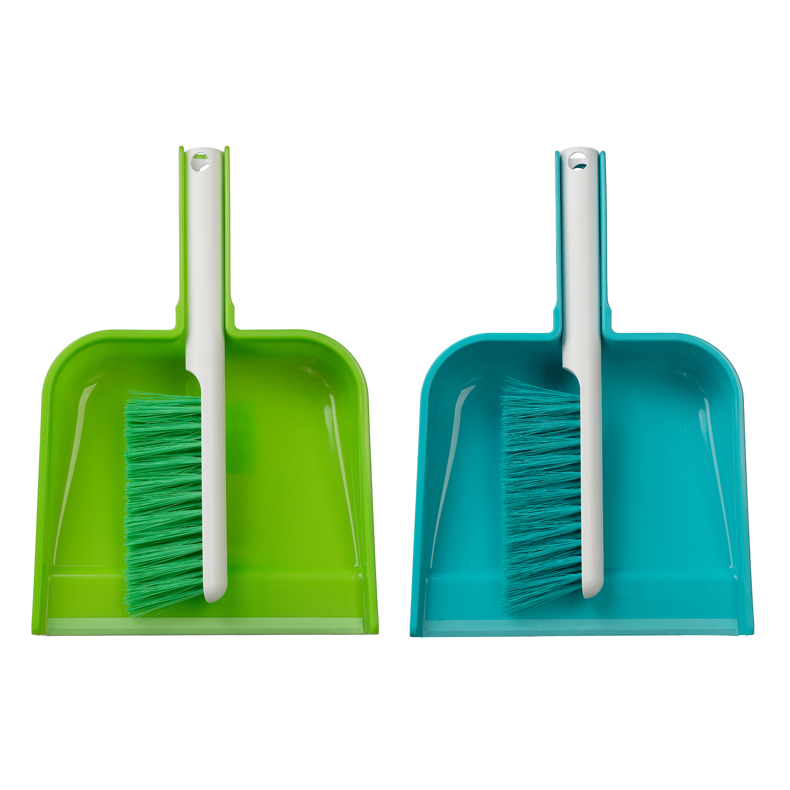 Набор совок с кромкой 300x205 мм и щетка-сметка 275 мм, микс цветов, Home Palisad (93343)