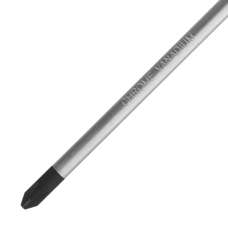 Отвертка PH2х200 мм, CrV, трехкомпонентная рукоятка Denzel (12182)