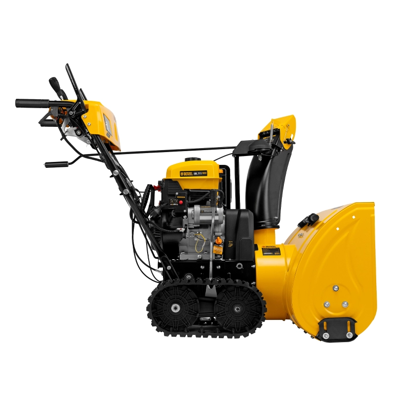 Бензиновая снегоуборочная машина SBL 711DT PRO, 420cc, гусеницы, эл.старт, блок. дифф. Denzel (97656)
