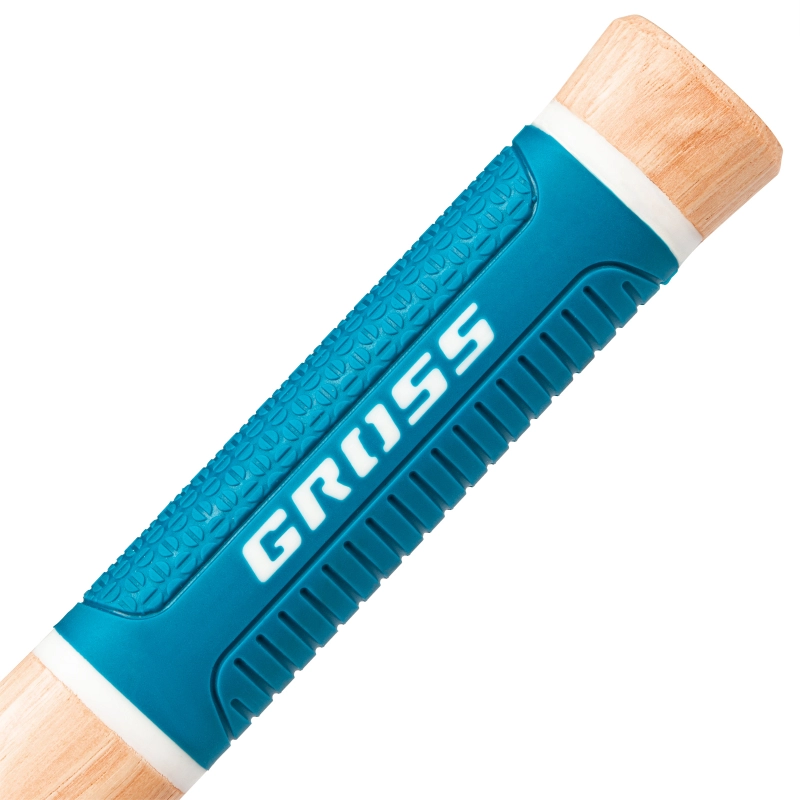 Молоток-гвоздодер, 280 г, угол 75, магнит, обрезиненная рукоятка American hickory GROSS (10417)