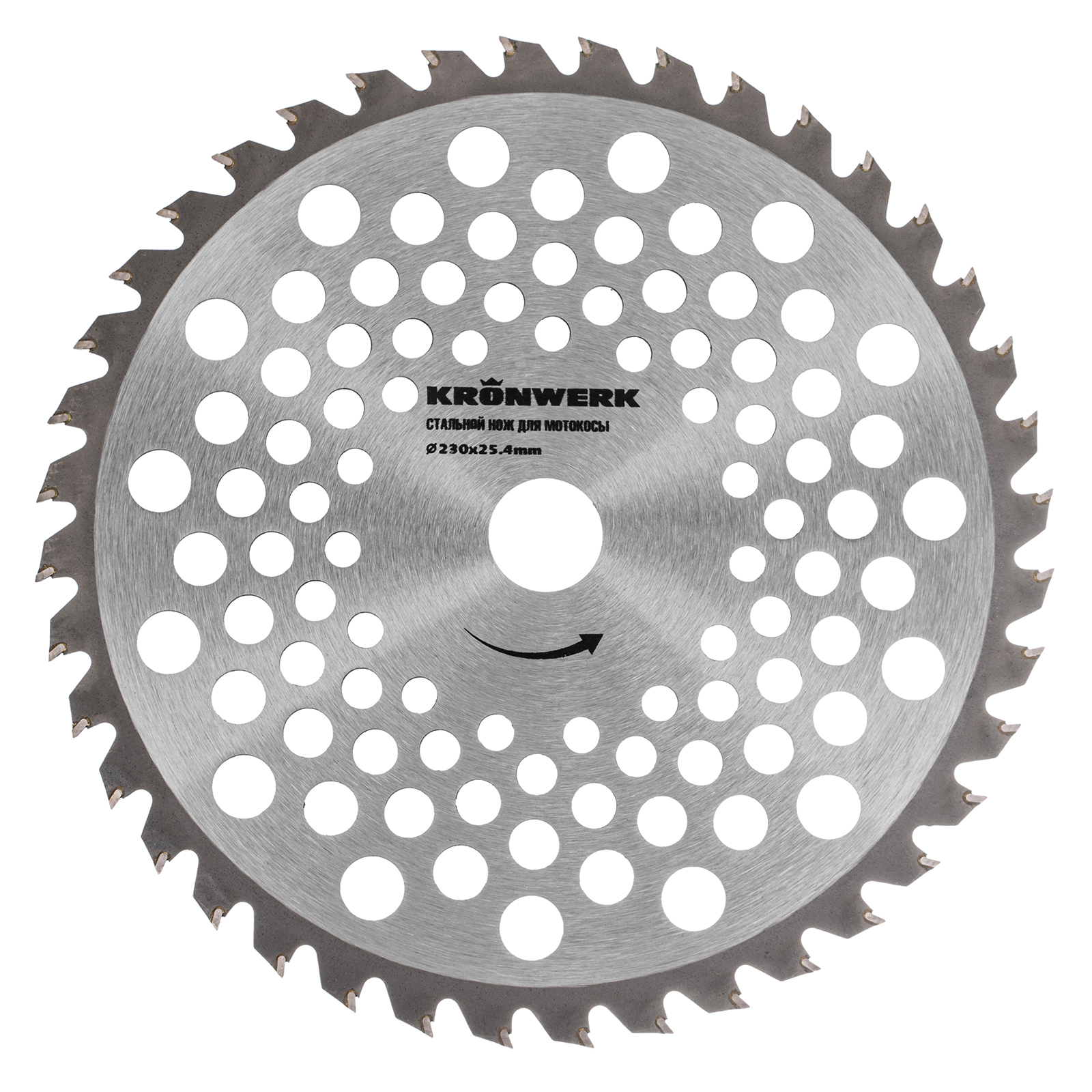 Нож для триммера 230х25,4, 40 зубьев Kronwerk (96343)