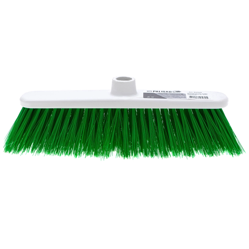 Щетка пластмассовая для подметания пола, 27 см, без черенка, салатовая щетина, Home Palisad (935425)