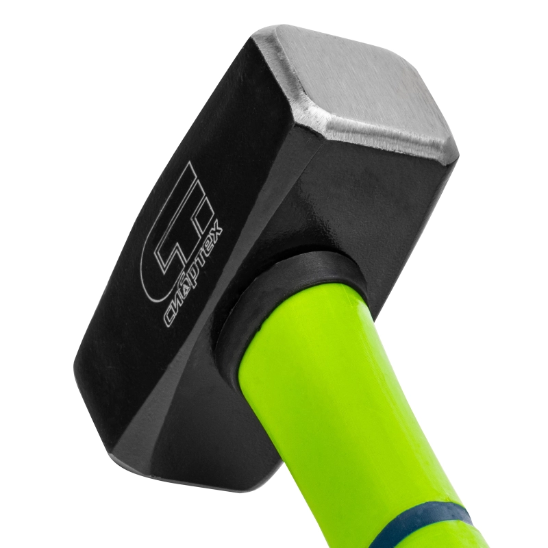 Кувалда, 1000 г, фибергласовая обрезиненная рукоятка Сибртех (10914)