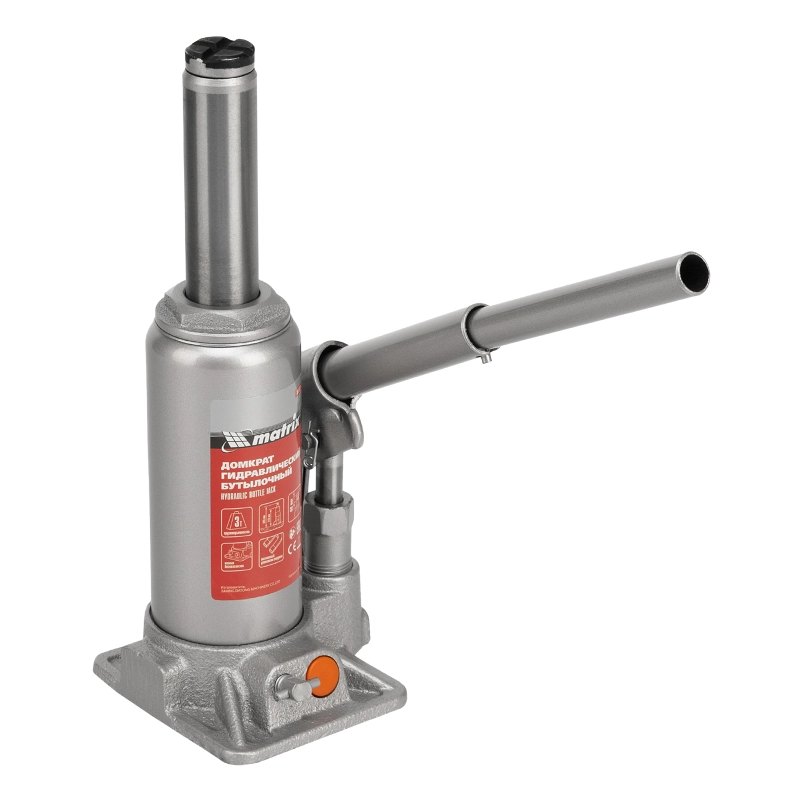 Домкрат гидравлический бутылочный, 3 т, h подъема 178-343 мм Matrix (50762)