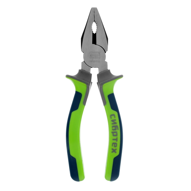 Плоскогубцы комбинированные, 160 мм, фосфатирование, трехкомпонентные рукоятки Сибртех (17053)