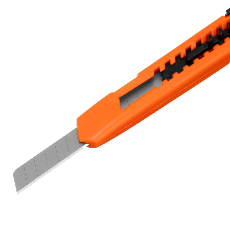 Нож, 9 мм, выдвижное лезвие, пластиковый усиленный корпус Sparta (78906)