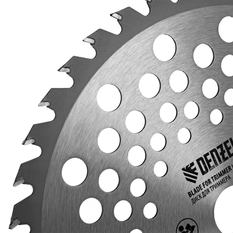 Диск для триммера, 230 х 25.4 мм, толщина 1.3 мм, 40 зубьев Denzel (96340)