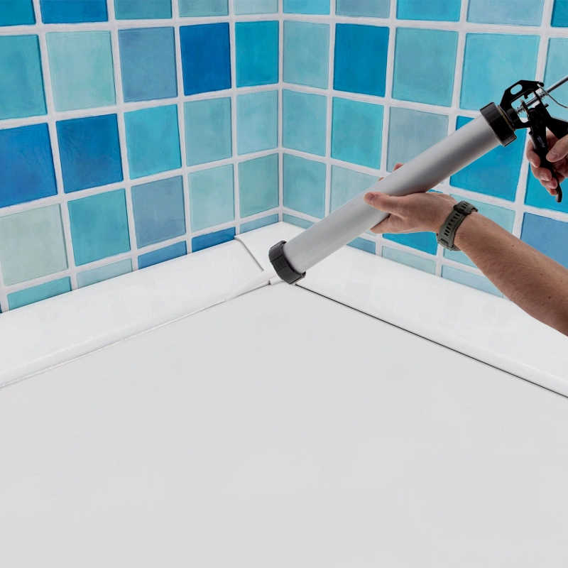 Пистолет для герметика, 750 мл, "закрытый", алюминиевый корпус, круглый шток 8 мм Sparta (886485)