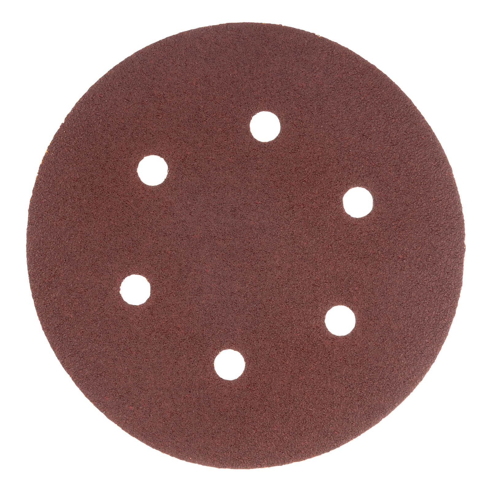 Круг абразивный на ворсовой подложке под "липучку", перфорированный, P 40, 150 мм, 5 шт Matrix (73836)