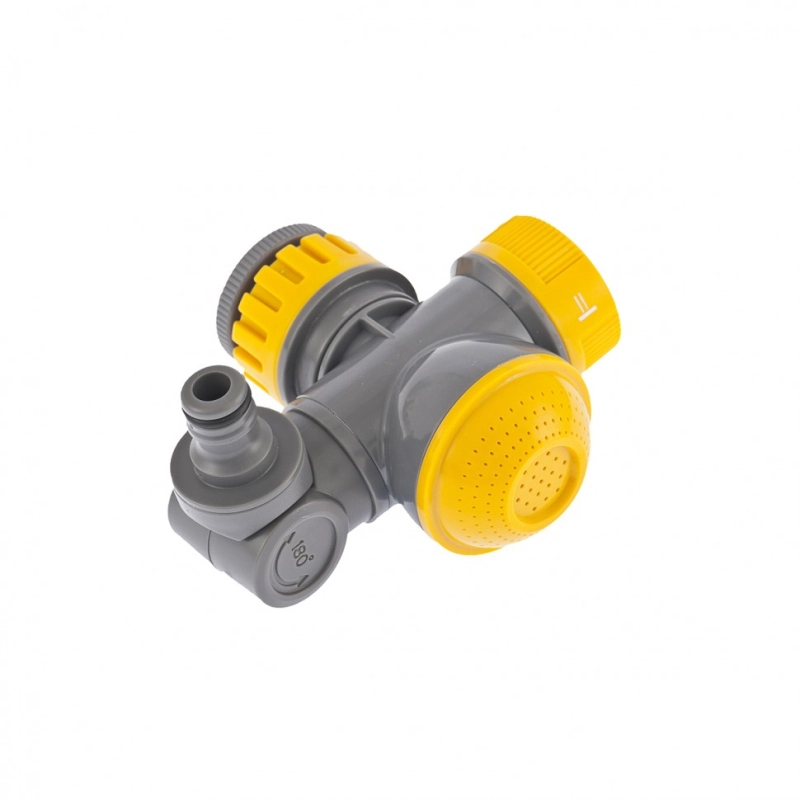 Соединитель для крана с внутренней резьбой 1/2-3/4 с переключателем и шарниром Palisad Luxe (66253)