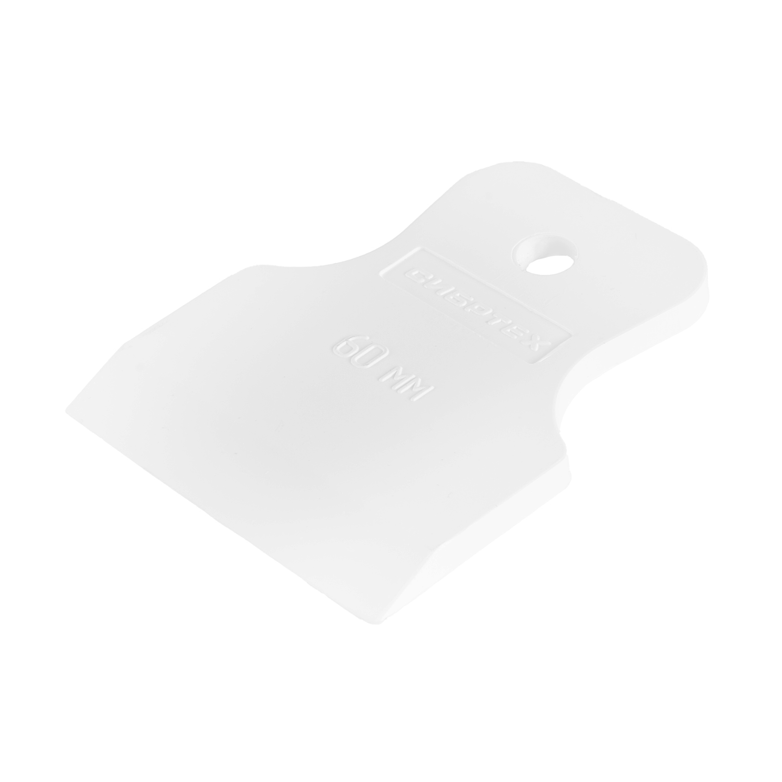 Шпатель, белая резина, 60 мм Сибртех (85832)