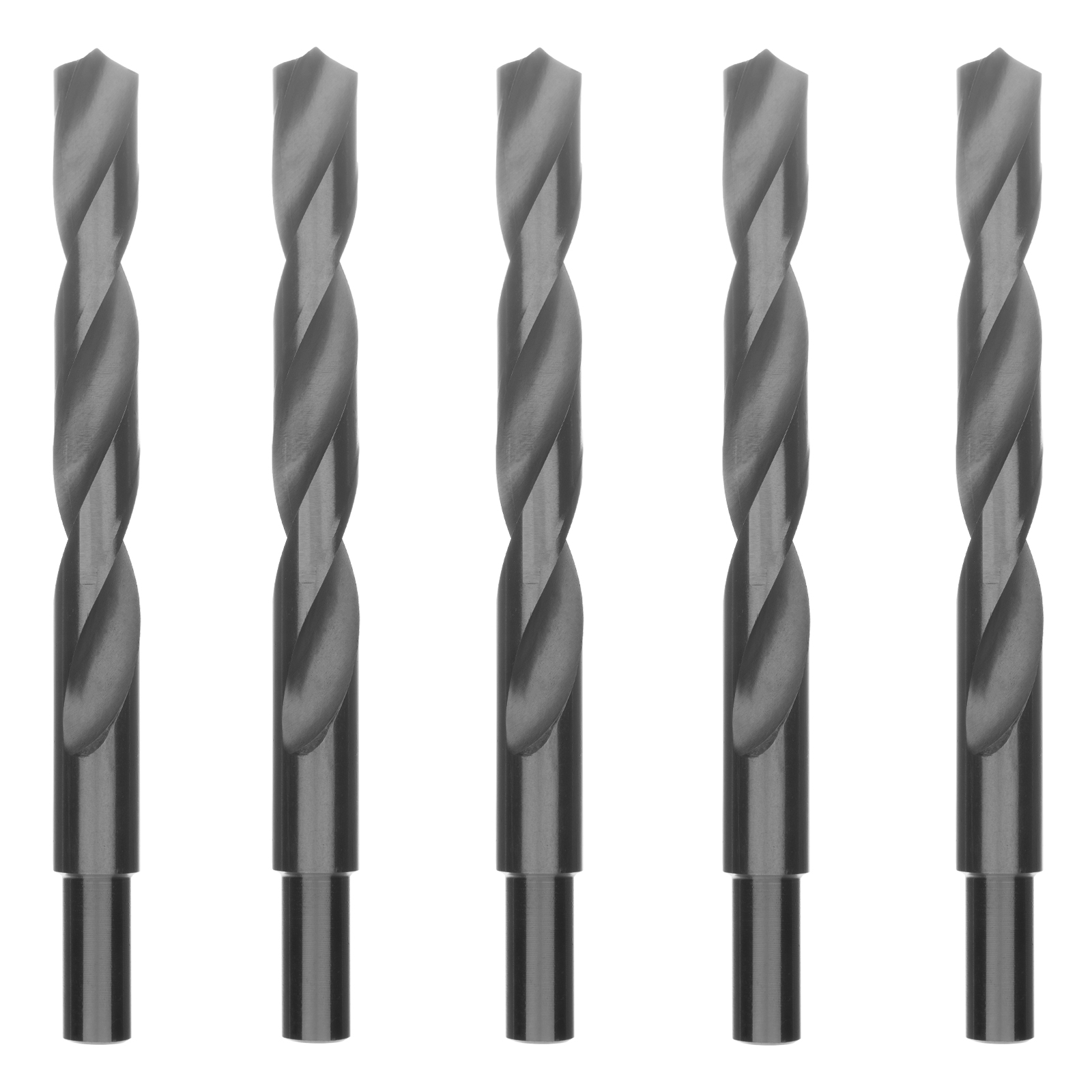 Сверло по металлу, 16.5 мм, полированное, HSS, 5 шт, цилиндрический хвостовик Matrix (72065)