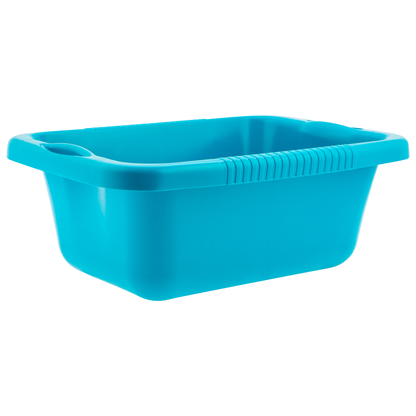 Таз пластмассовый прямоугольный 25 л, бирюзовый, Home Palisad (929935)