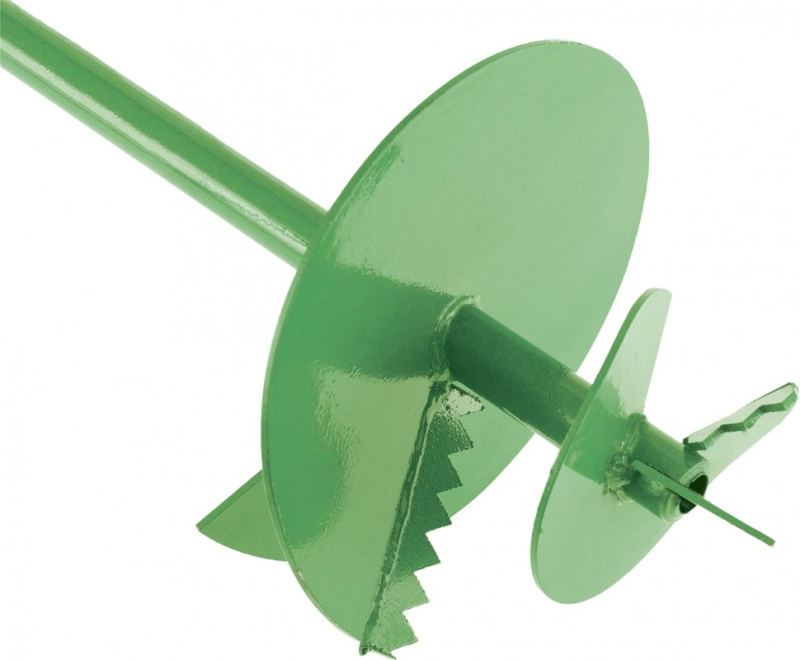 Бур садовый шнековый, 1085 мм, диаметр 400 мм, Сибртех (64507)