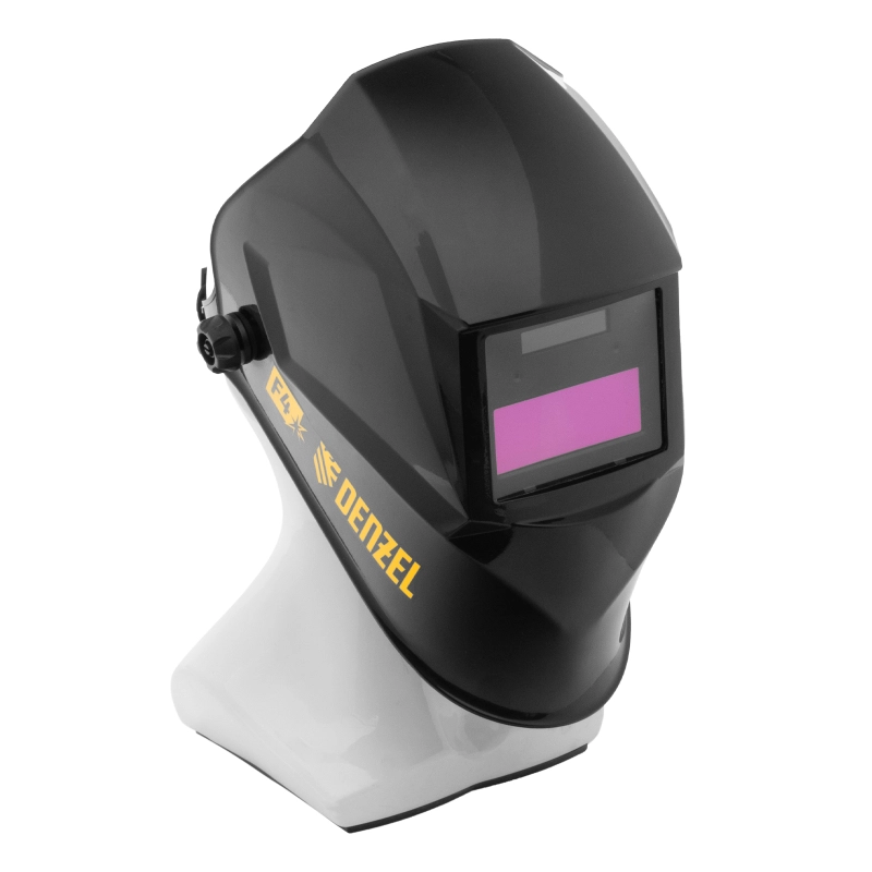 Щиток защитный лицевой (маска сварщика) F4, см. окно 90х35, DIN4/9-13// Denzel (89715)