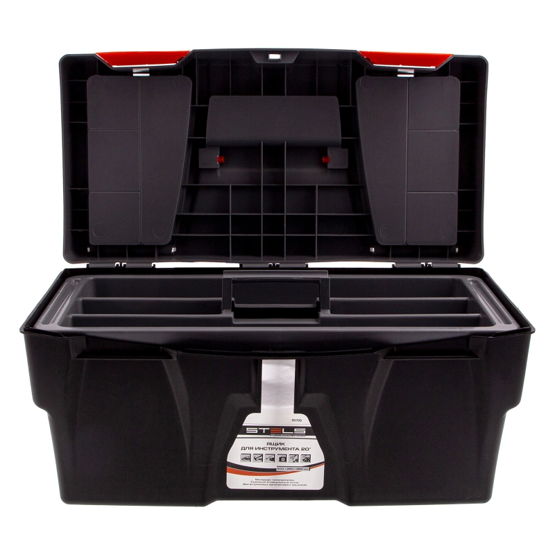 Ящик для инструмента 20", 500 х 260 х 260 мм, пластик Stels (90705)