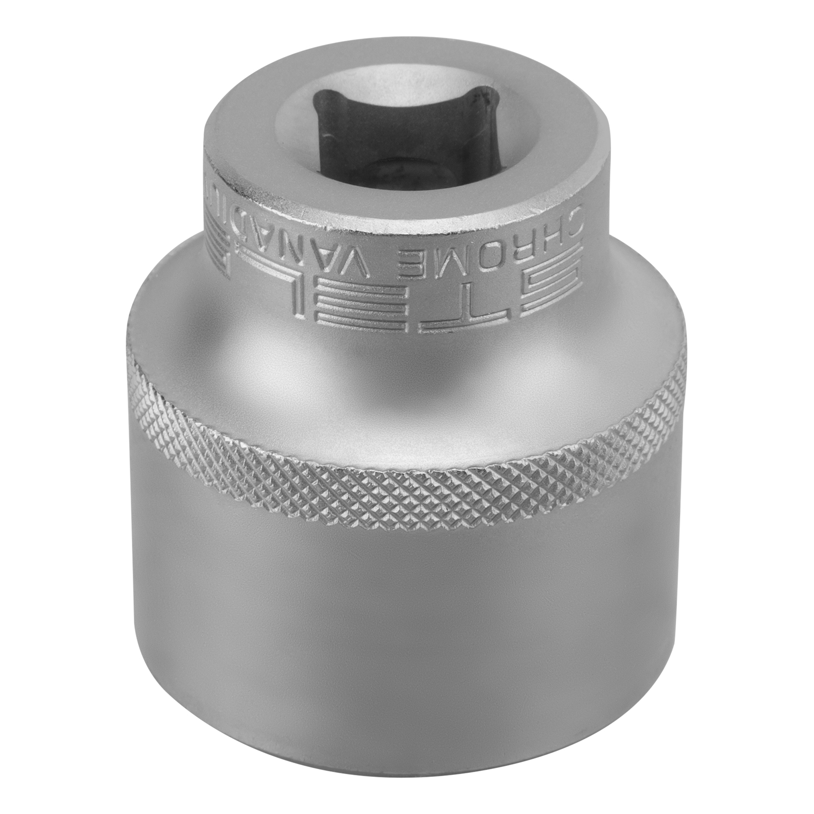 Головка торцевая, 32 мм, двенадцатигранная, CrV, под квадрат 1/2, хромированная Stels (13674)