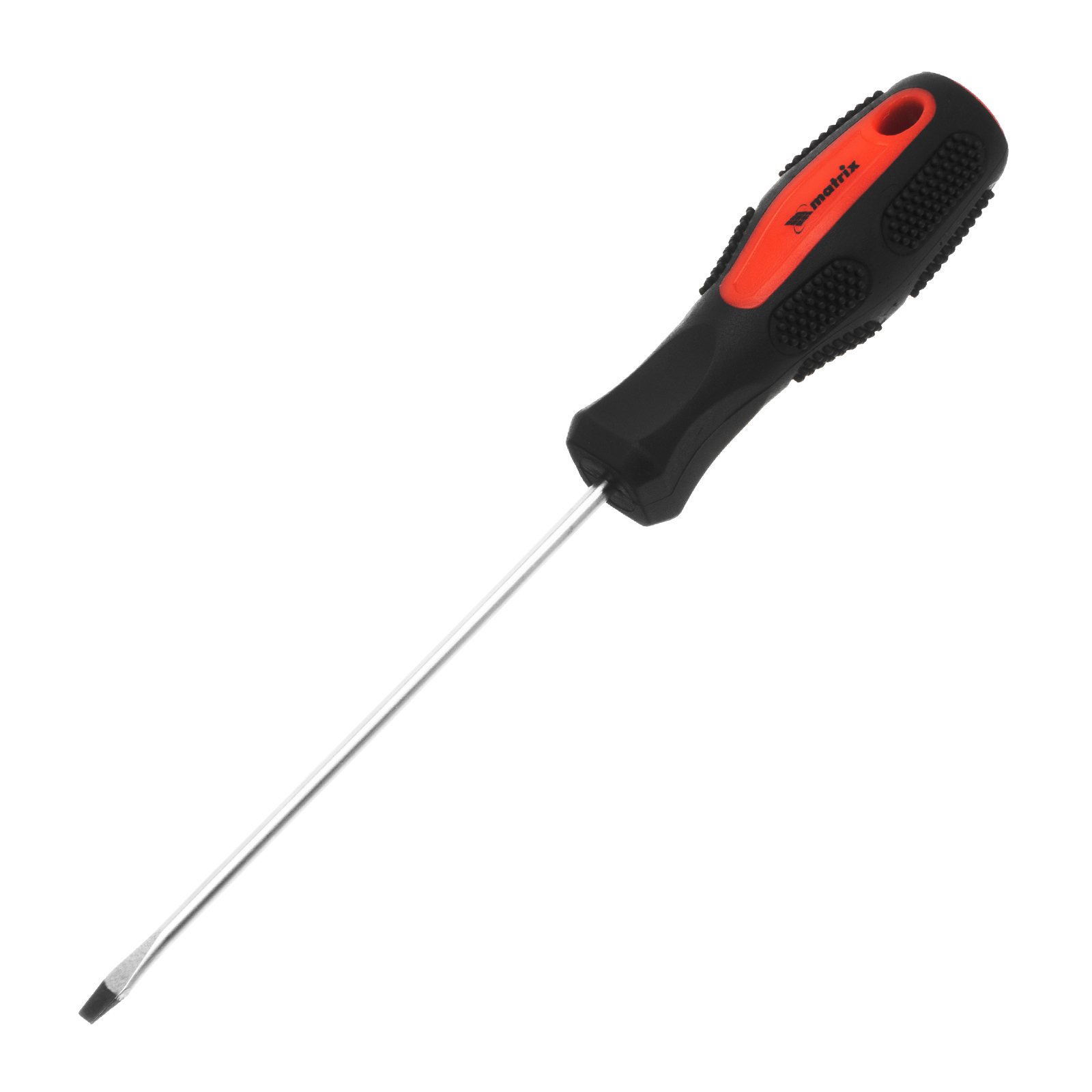 Отвертка Anti-Slip, SL3 х 100 мм, CrV, двухкомпонентная рукоятка Matrix (12208)