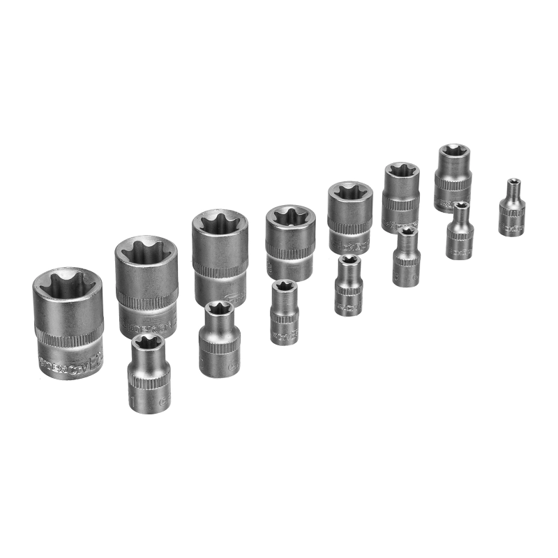 Набор инструментов, 1/2", 3/8", 1/4", пластиковый кейс 215 предм. Сибртех (14170)